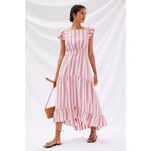 Anthropologie Striped Maxi Dress